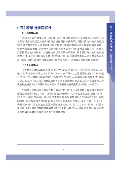 臺南市環境保護計畫核定版第25頁內容