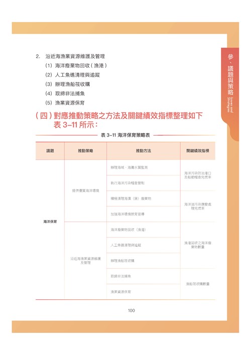 臺南市環境保護計畫核定版第111頁內容