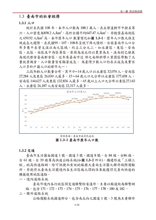臺南市氣候變遷調適計畫2020修正版第31頁內容