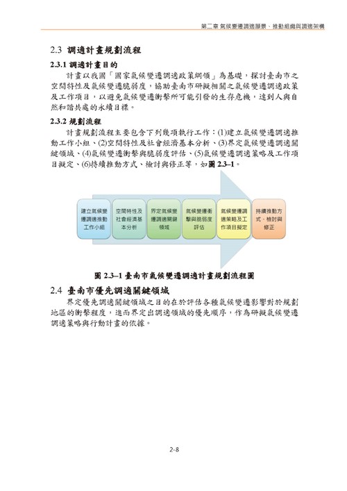 臺南市氣候變遷調適計畫2020修正版第49頁內容