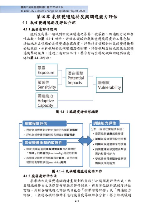 臺南市氣候變遷調適計畫2020修正版第84頁內容