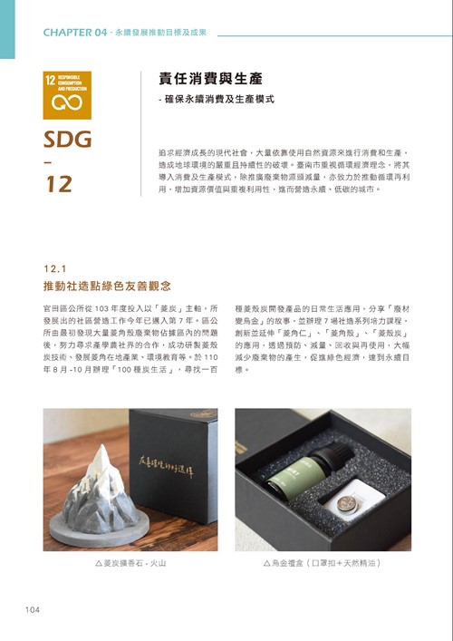 臺南市永續發展目標自願檢視報告第109頁內容