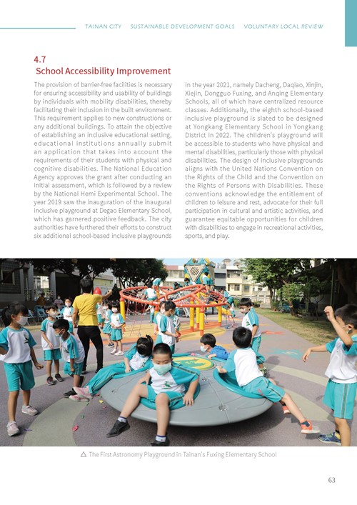 Tainan City Sustainable Development Goals第68頁內容