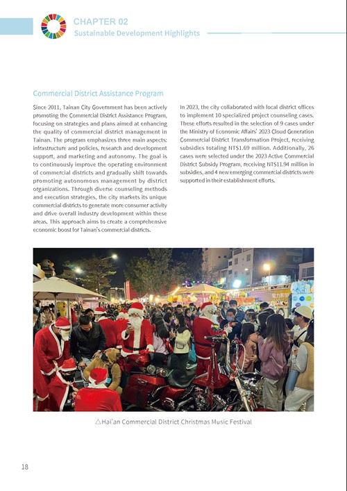 2023 Tainan City Sustainable Development Goals Voluntary Local Review第23頁內容