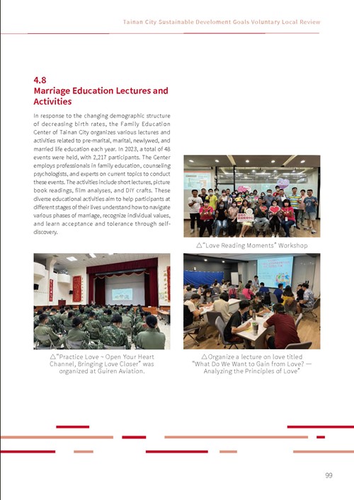 2023 Tainan City Sustainable Development Goals Voluntary Local Review第104頁內容