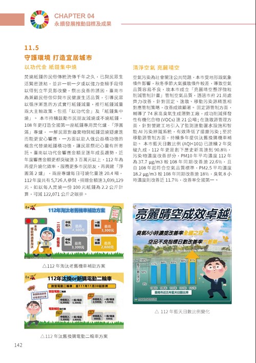 2023臺南市永續發展目標自願檢視報告第147頁內容