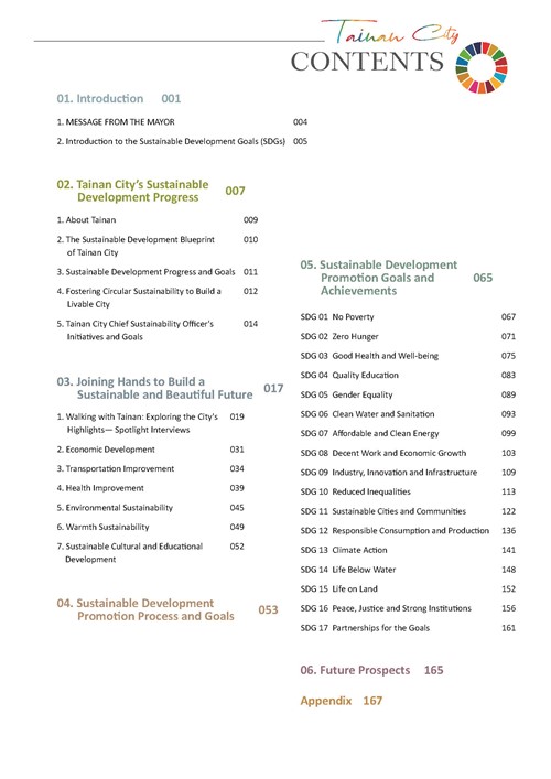 2024 Sustainable Development Goals Voluntary Local Review第2頁內容