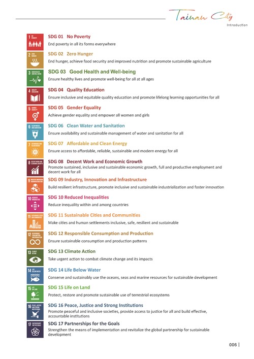 2024 Sustainable Development Goals Voluntary Local Review第8頁內容
