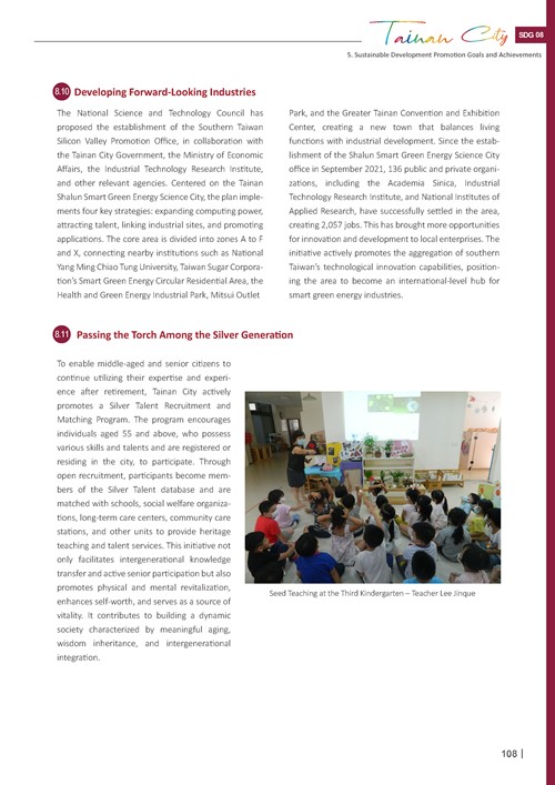 2024 Sustainable Development Goals Voluntary Local Review第110頁內容