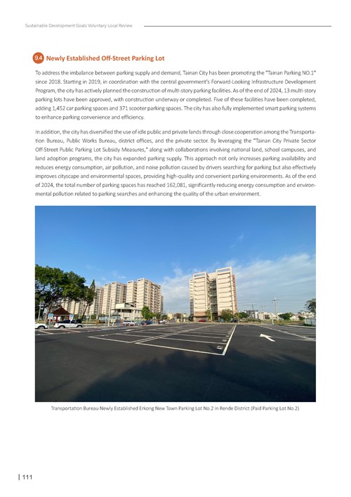 2024 Sustainable Development Goals Voluntary Local Review第113頁內容