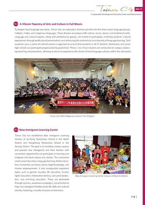 2024 Sustainable Development Goals Voluntary Local Review第116頁內容