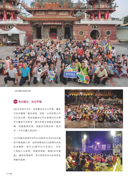 2024臺南市永續發展目標自願檢視報告第117頁內容