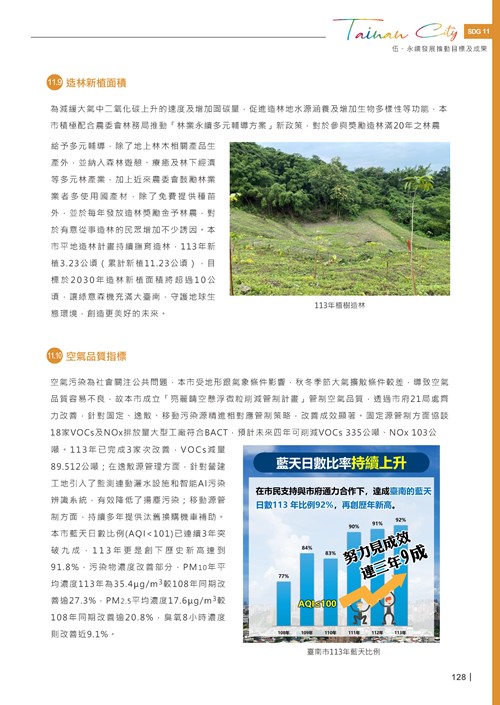 2024臺南市永續發展目標自願檢視報告第130頁內容