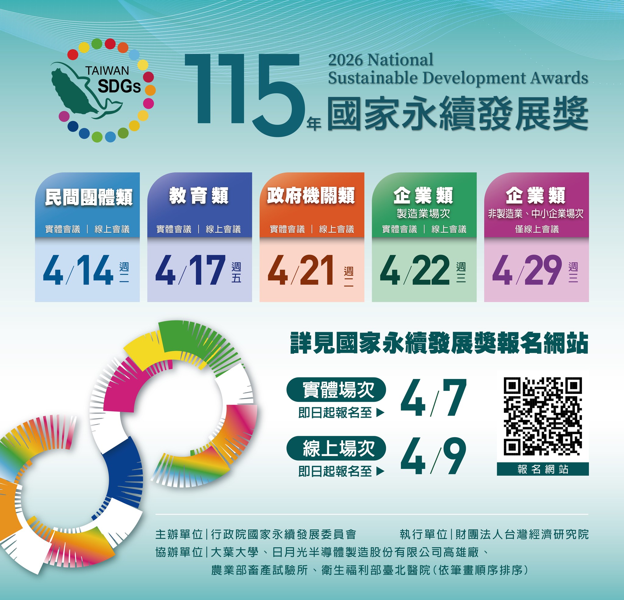 115年國家永續發展獎選拔