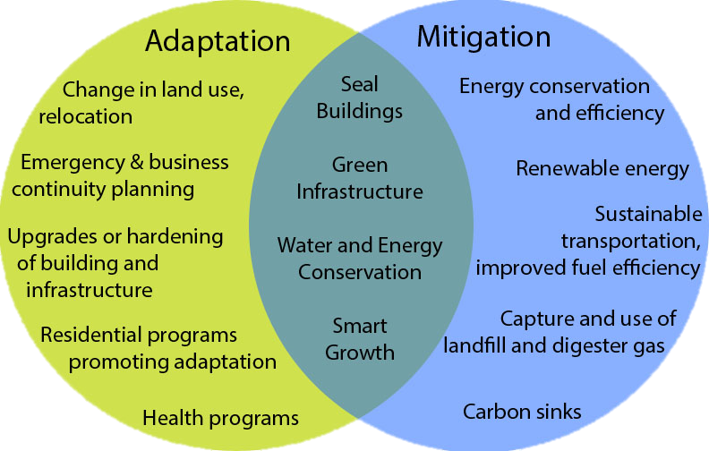 Adaptation and Mitigation to Climate Change in Tainan City chart