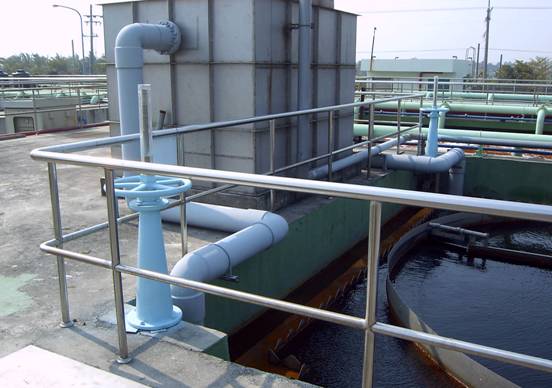 Diagram of the anaerobic tank inlet well (second section)